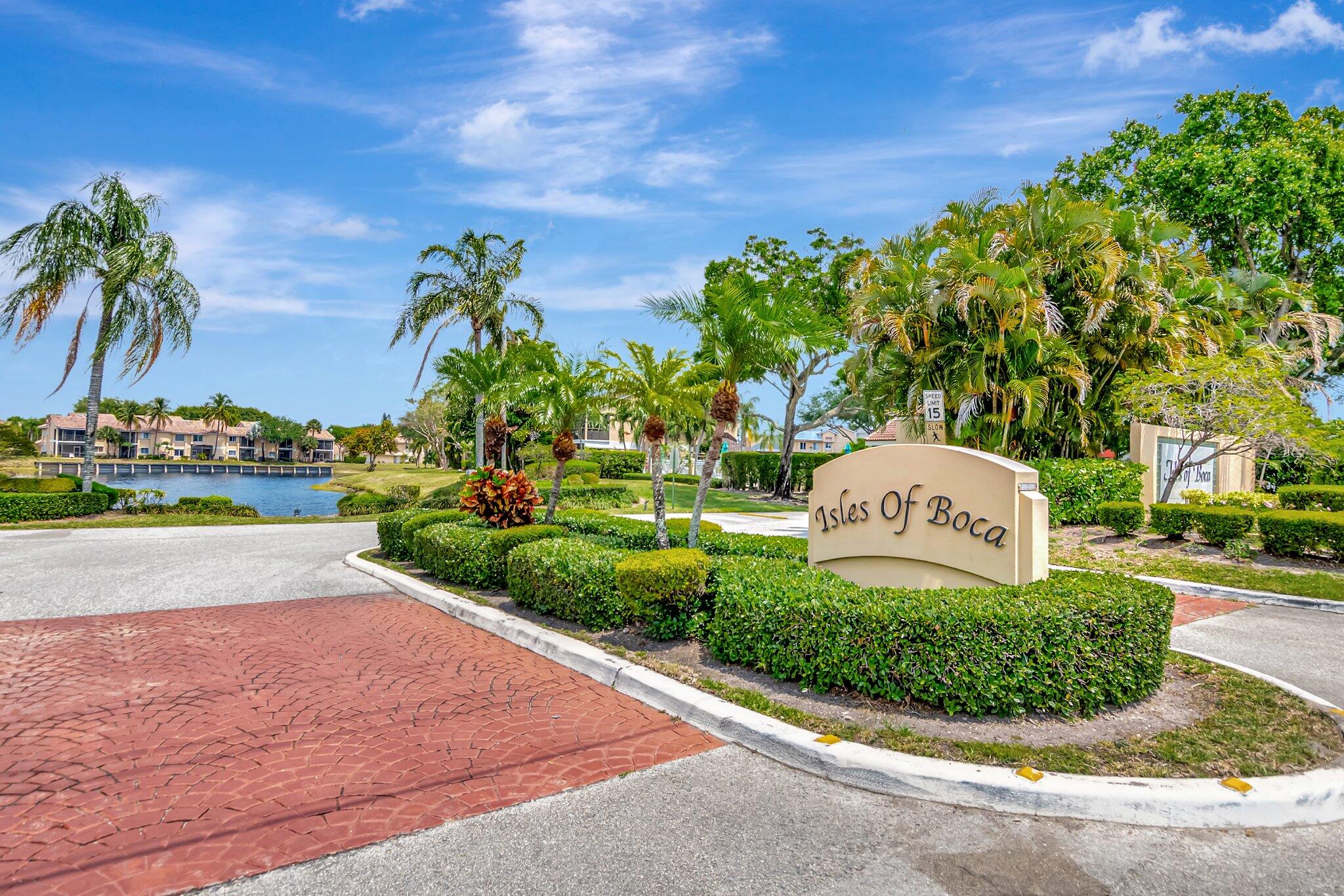 23228 Fountain View Drive, Unit B Boca Raton, FL 33433 - Photo 42 of 49 Community Entry