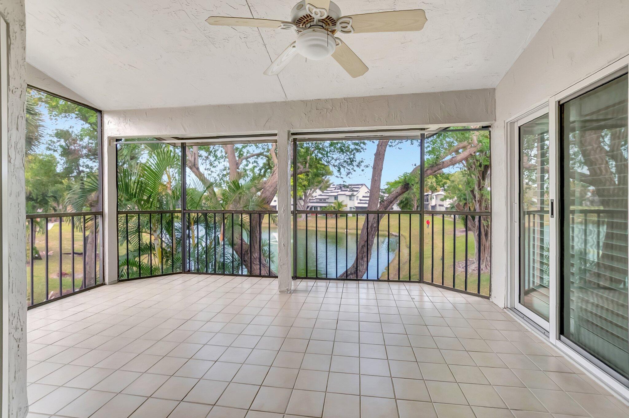 23228 Fountain View Drive, Unit B Boca Raton, FL 33433 - Photo 6 of 49 Screened Balcony