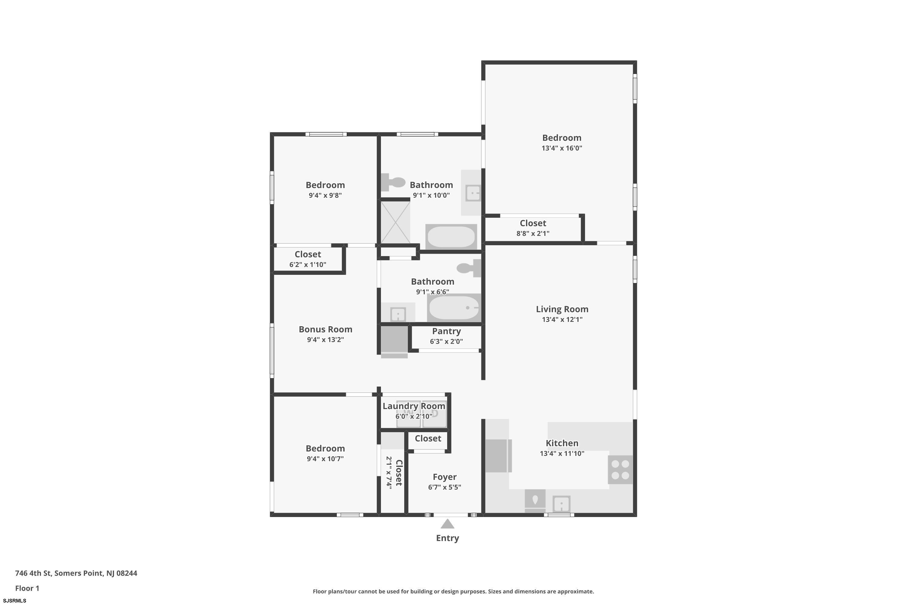 746 4th Street Somers Point, NJ 08244 - Photo 39 of 39 a picture of a floor plan