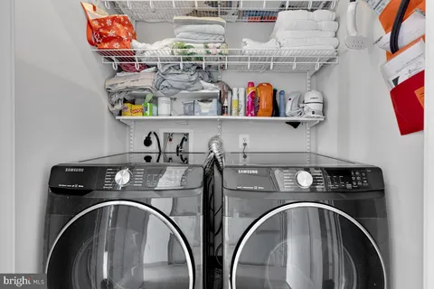 a close view of utility room