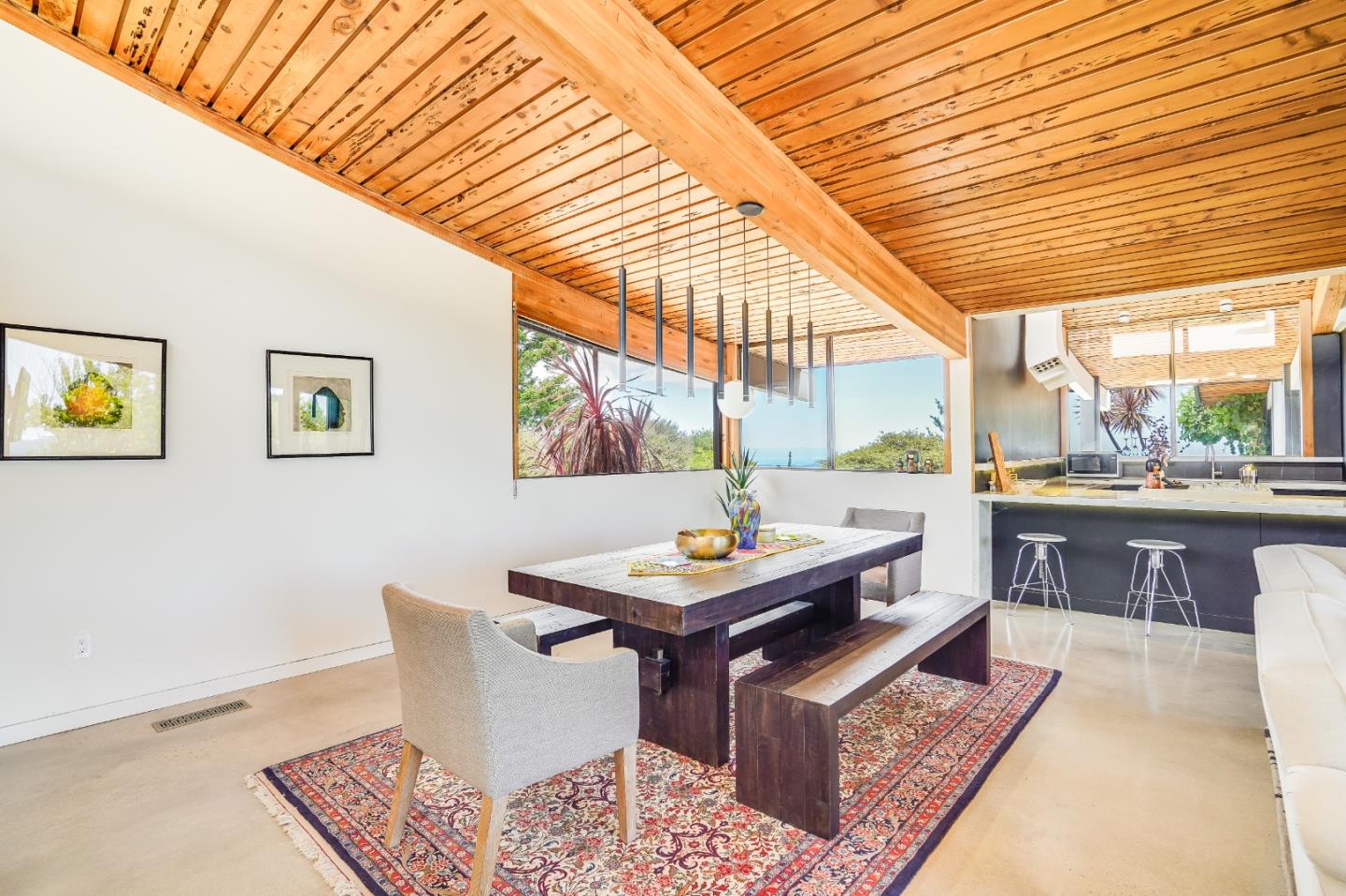 18518 Favre Ridge Road Los Gatos, CA 95033 - Photo 24 of 46 a dining room with large window