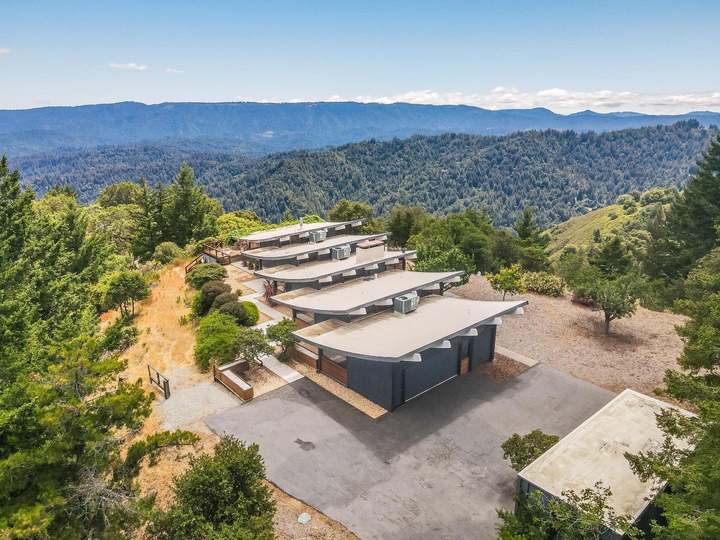 18518 Favre Ridge Road Los Gatos, CA 95033 - Photo 42 of 46 a view of a terrace with a mountain