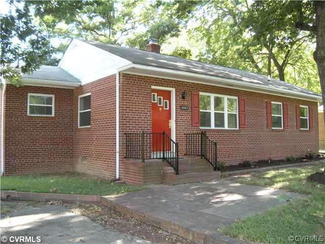 6547 Ludwig Road Richmond, VA 23225 - Photo 1 of 12 Exterior Front - ALL-BRICK exterior, paved drivewa