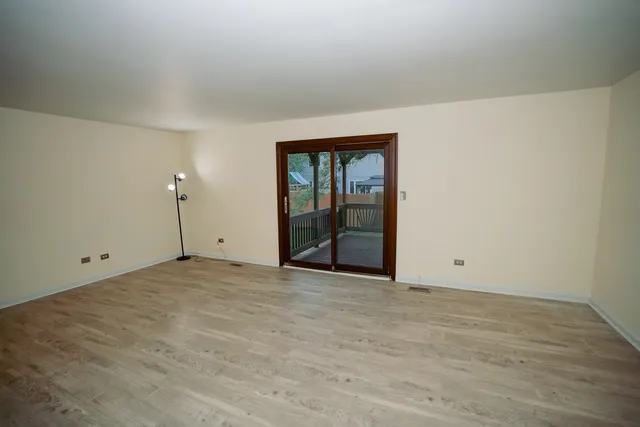 a view of an empty room