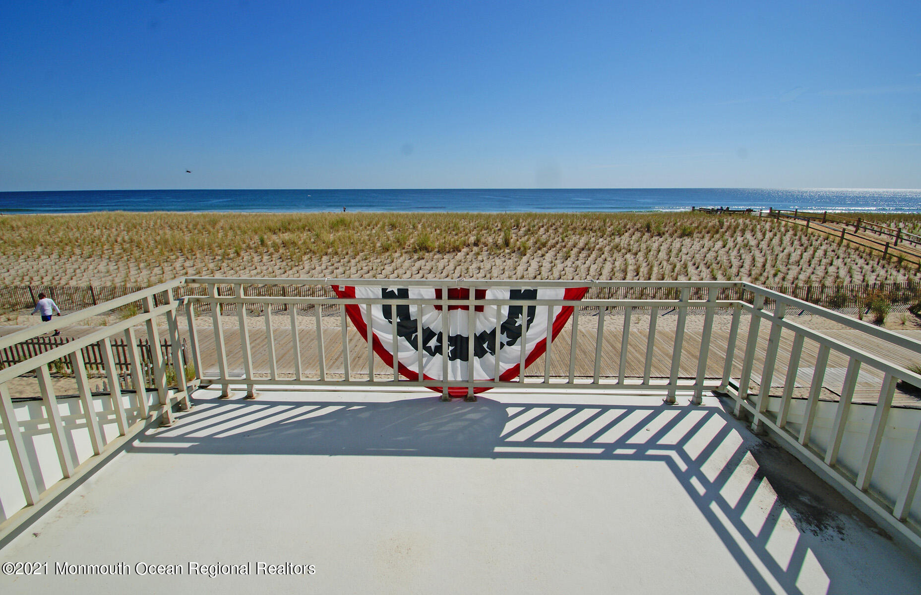 106 Oceanfront Lavallette, NJ 08735 - Photo 16 of 20 a view of ocean from a balcony