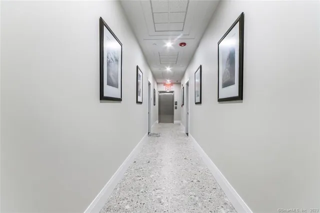 an aerial view of house with yard