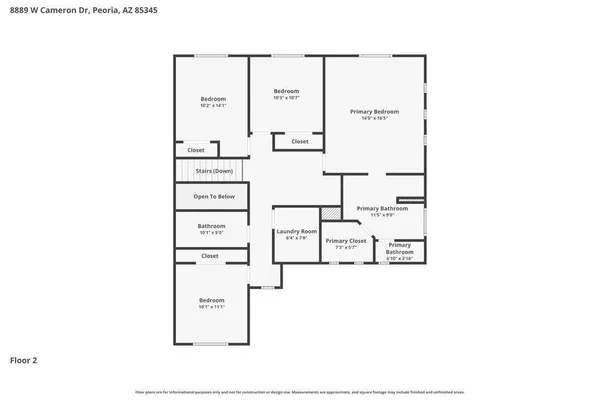 $2,725 | 8889 West Cameron Drive, Peoria, AZ 85345