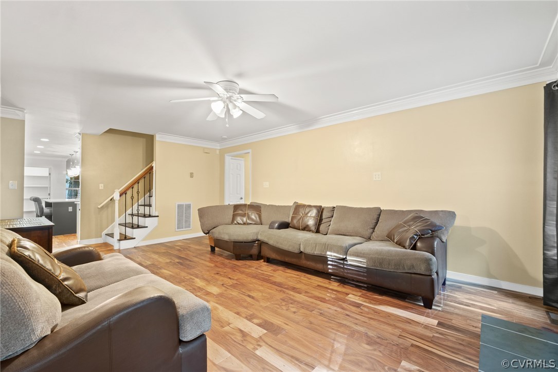3704 Pease Road Midlothian, VA 23112 - Photo 11 of 50 a living room with furniture and a chandelier