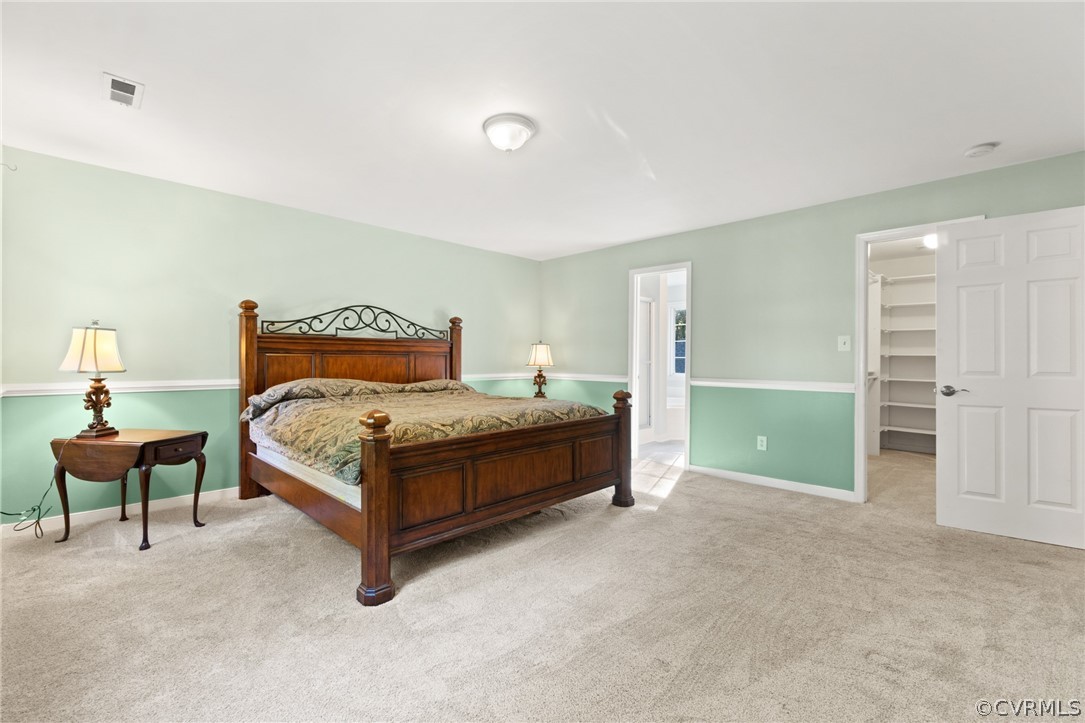 3704 Pease Road Midlothian, VA 23112 - Photo 33 of 50 a bedroom with a bed and a couch