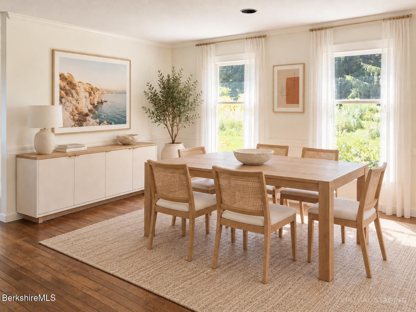 261 Osceola Road Richmond, MA 01254 - Photo 25 of 45 Dining Room Full View (Virtually Staged)