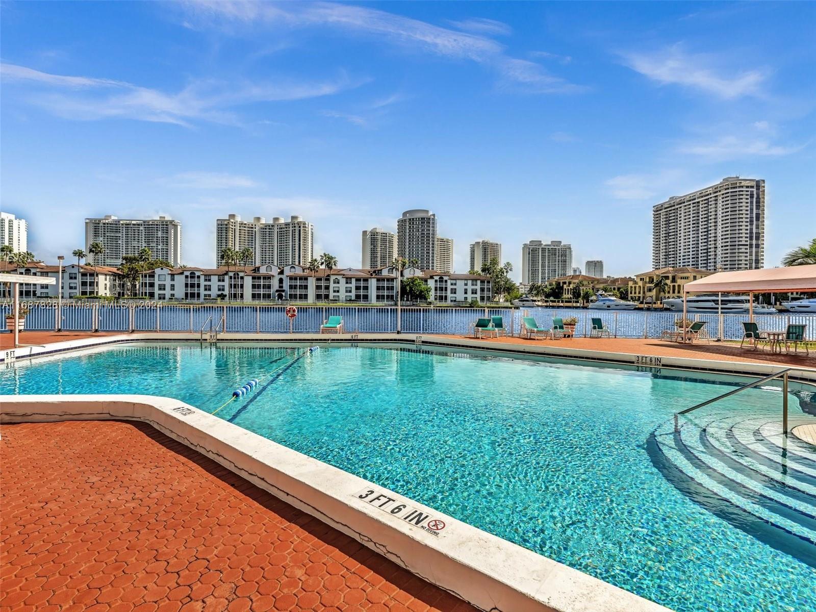 2980 Point E Drive, Unit D508 Aventura, FL 33160 - Photo 29 of 53 a view of swimming pool from a balcony