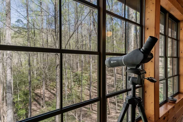a view of sky from window