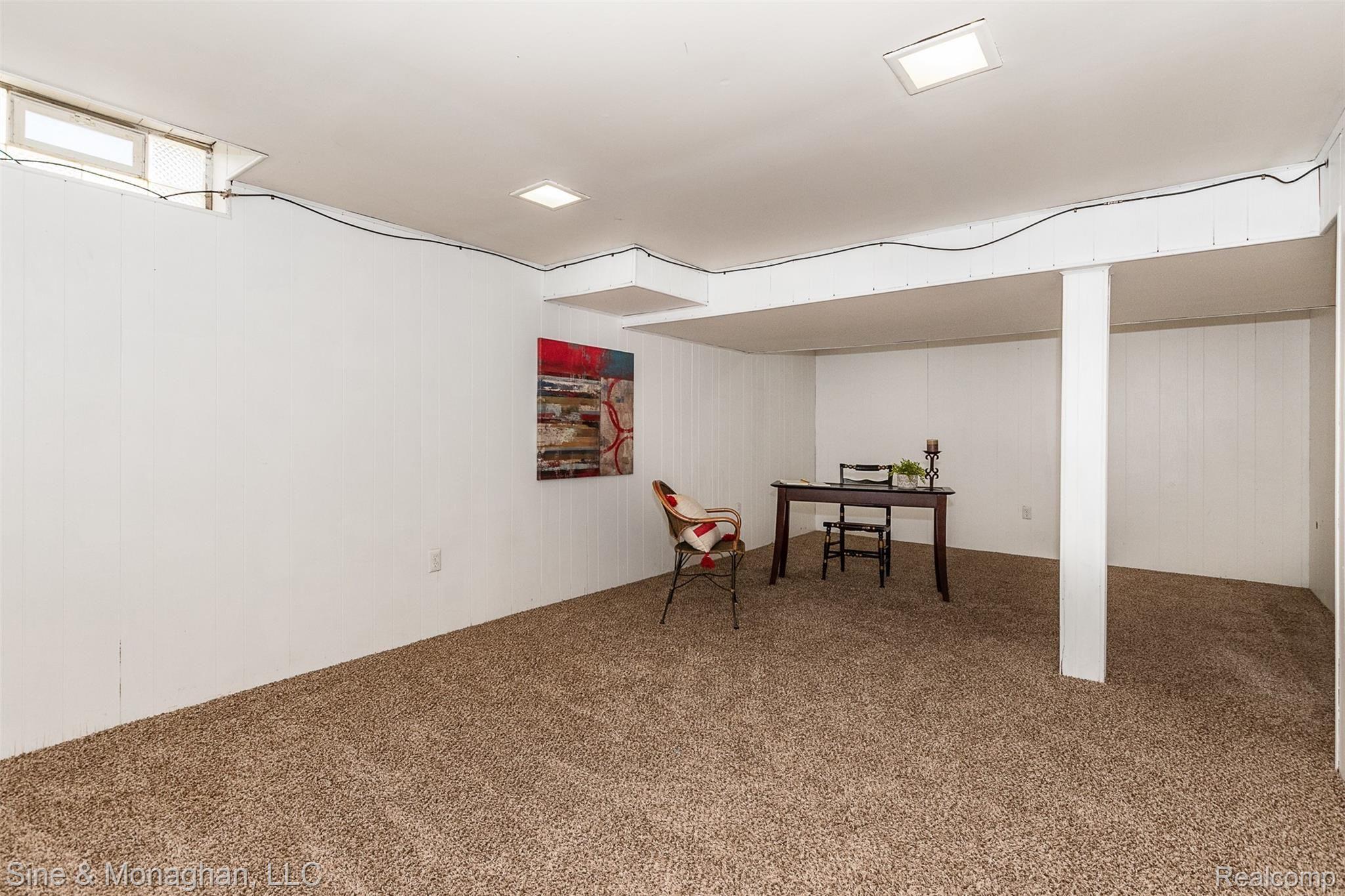 3533 Crooks Road Royal Oak, MI 48073 - Photo 12 of 19 Partially Finished Basement