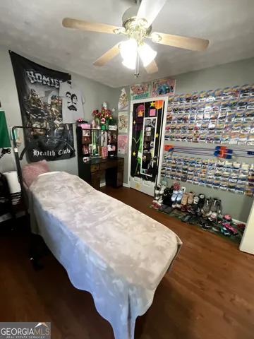 a kitchen with a stove and a microwave