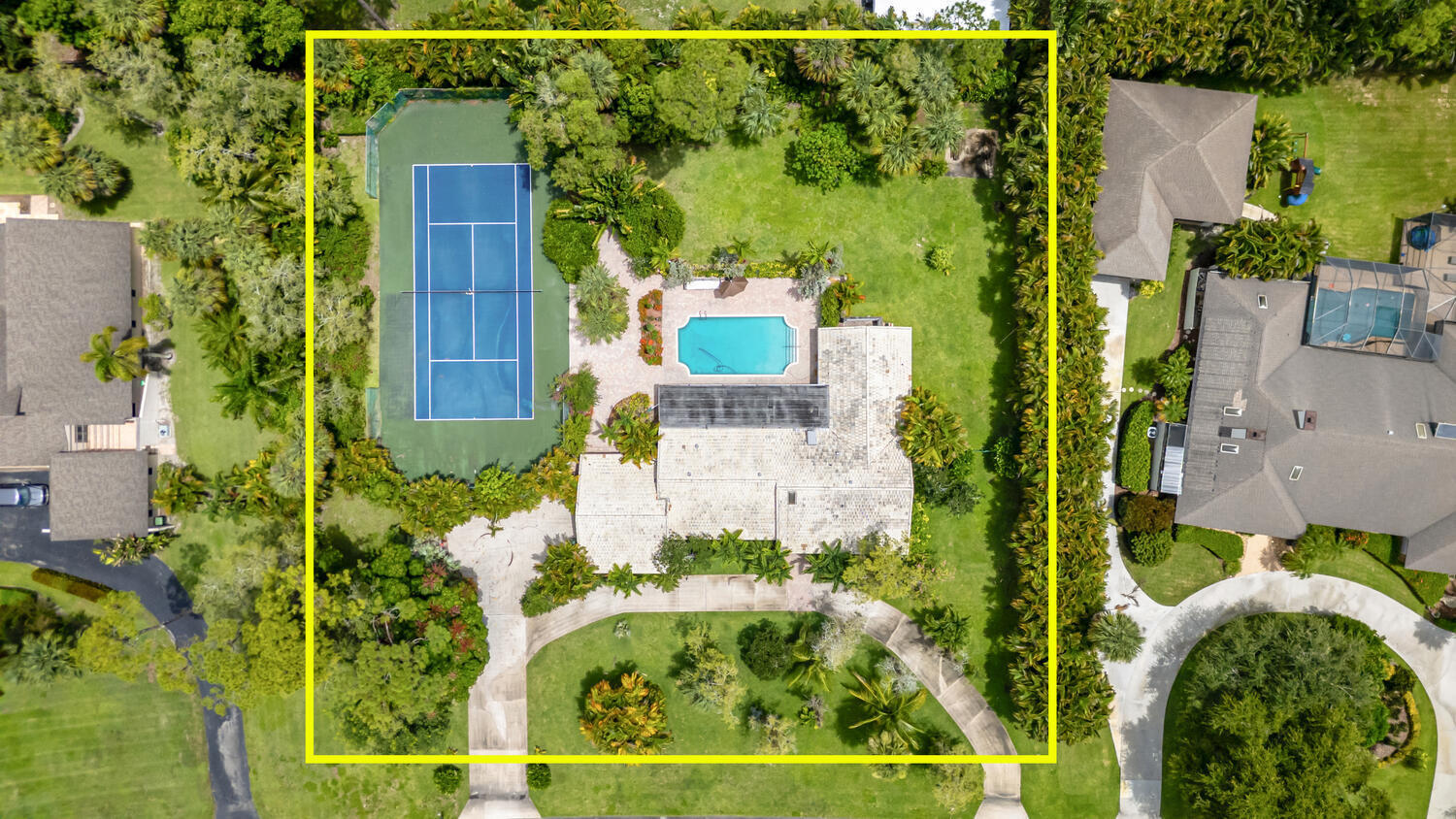 12327 Quercus Lane Wellington, FL 33414 - Photo 34 of 34 an aerial view of a house with a yard