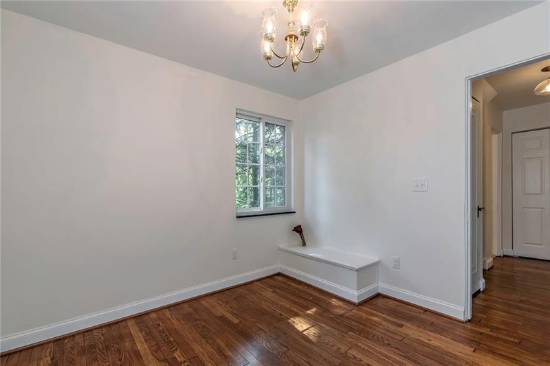 3325 Comanche Road Pittsburgh, PA 15241 - Photo 17 of 25 Children's/Guest Bedroom with Rebuilt Chandelier and Lovely Wood Flooring!