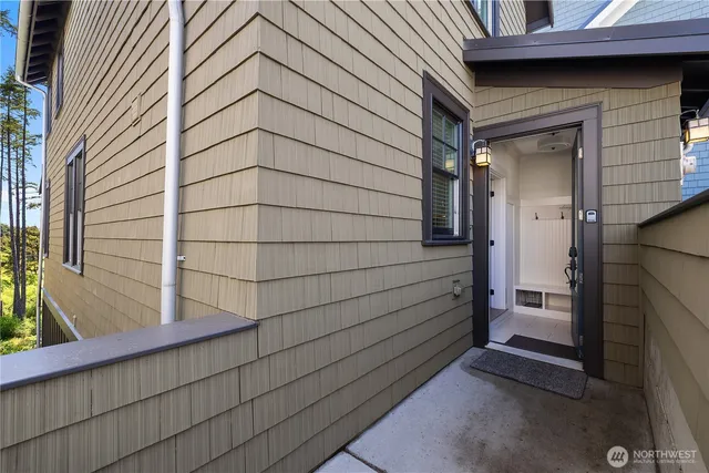 a view of a house with a deck