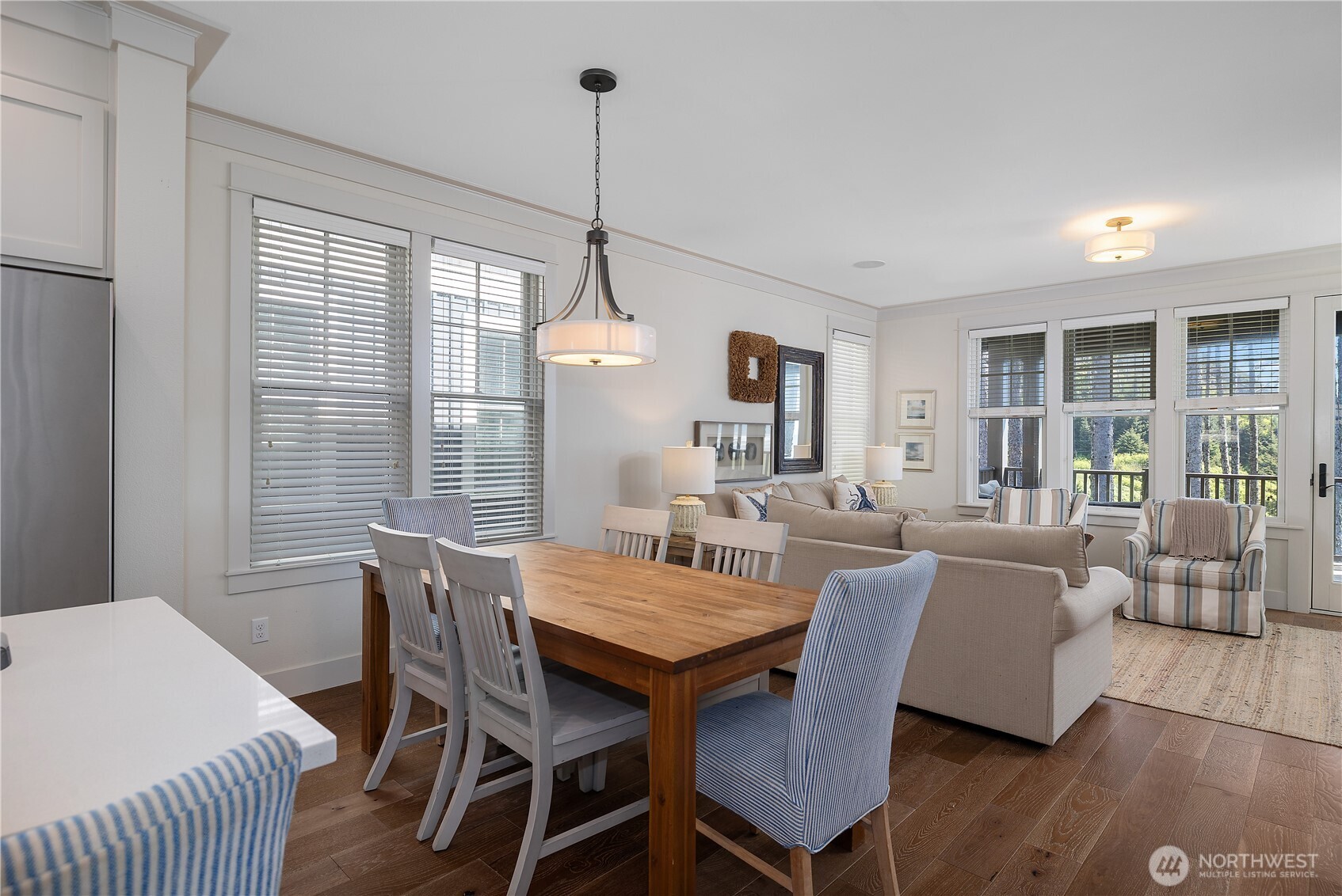 34 Seaside Lane Pacific Beach, WA 98571 - Photo 7 of 33 a view of a dining room with furniture window and outside view