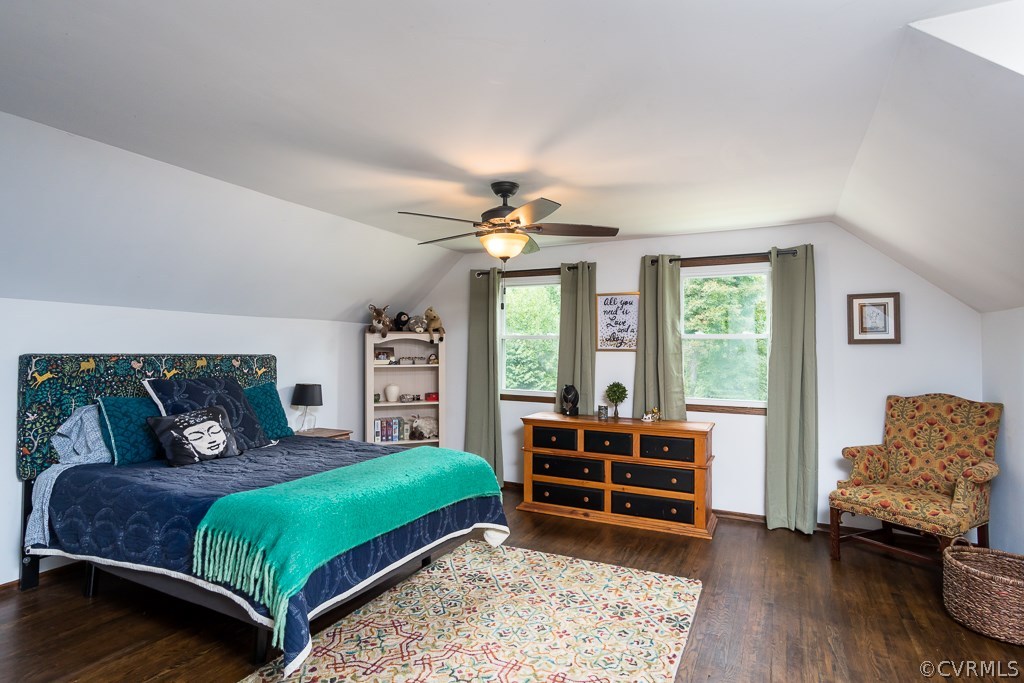 2521 Mountain View Road Powhatan, VA 23139 - Photo 16 of 29 Master bedroom with cathedral ceiling, gorgeous wo