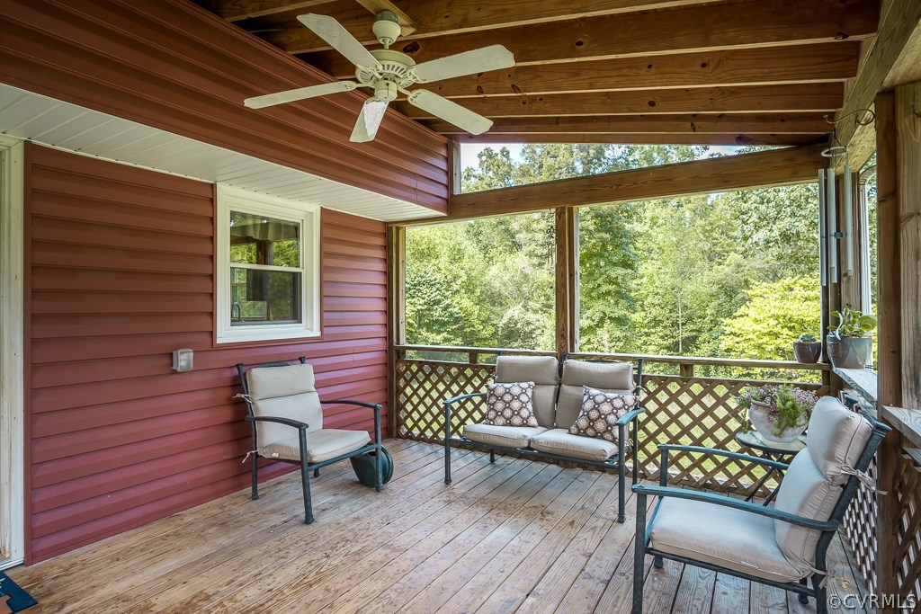 2521 Mountain View Road Powhatan, VA 23139 - Photo 23 of 29 Large covered porch, perfect for lazy days watchin