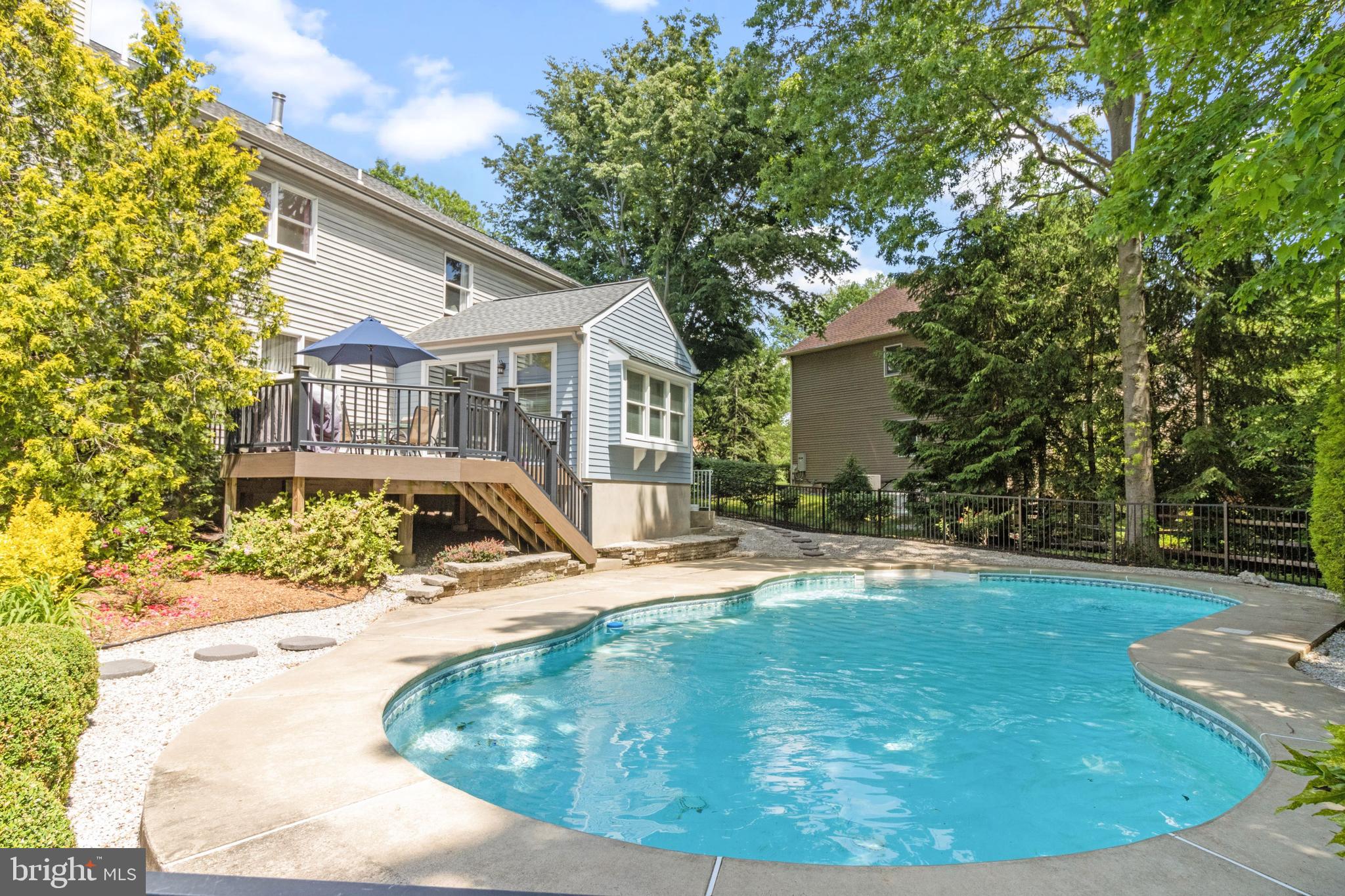 300 Windy Run Road Doylestown, PA 18901 - Photo 38 of 52 Inground Pool with surrounding patio