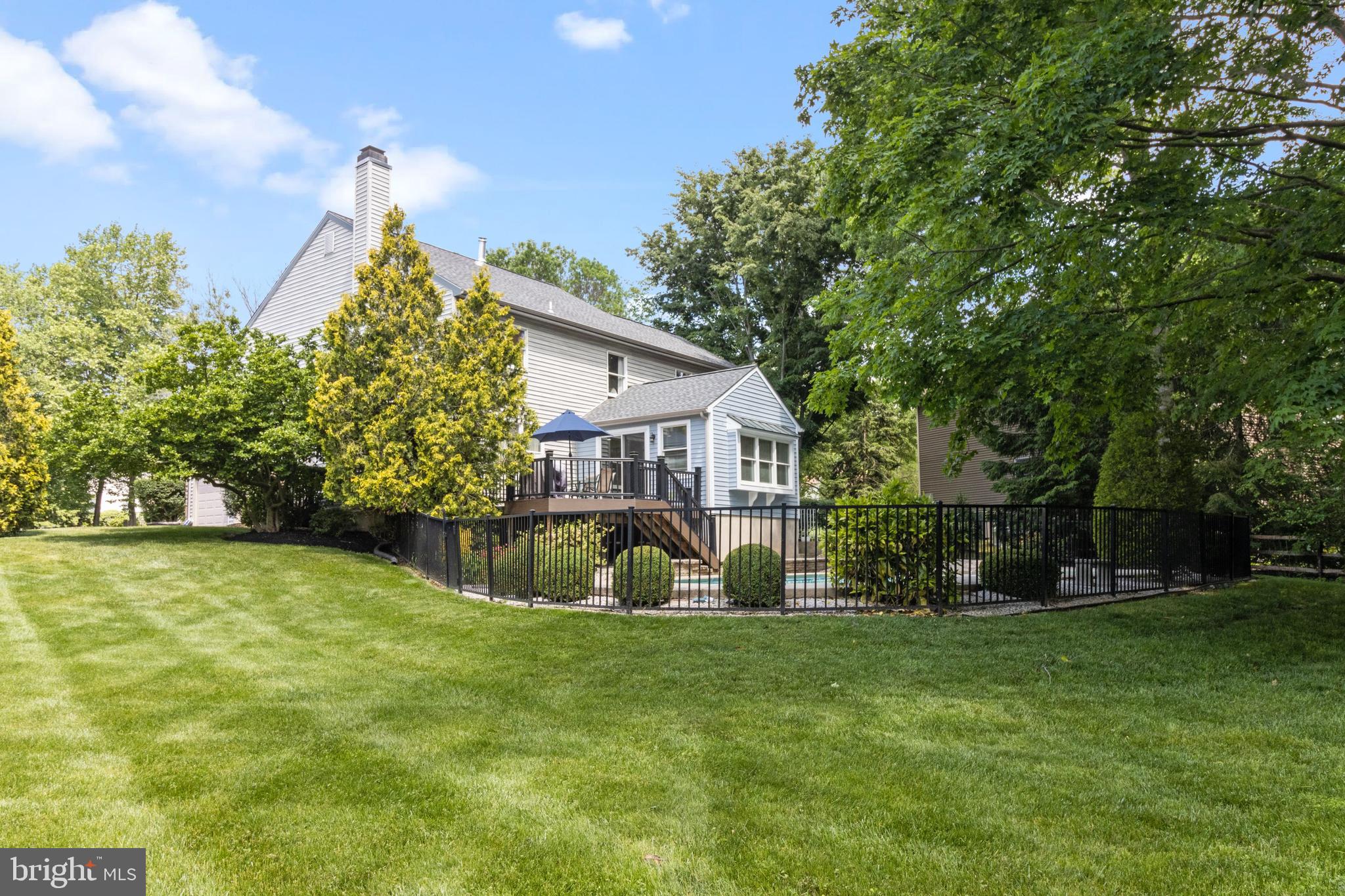 300 Windy Run Road Doylestown, PA 18901 - Photo 48 of 52 Fenced Pool Area & Yard