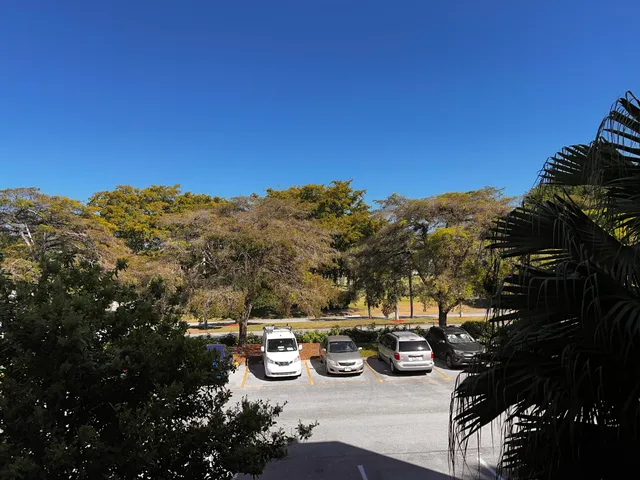 a view of a ocean with mountain view