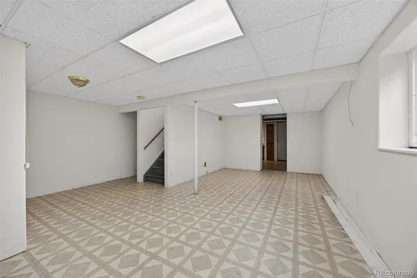 wooden floor in an empty room