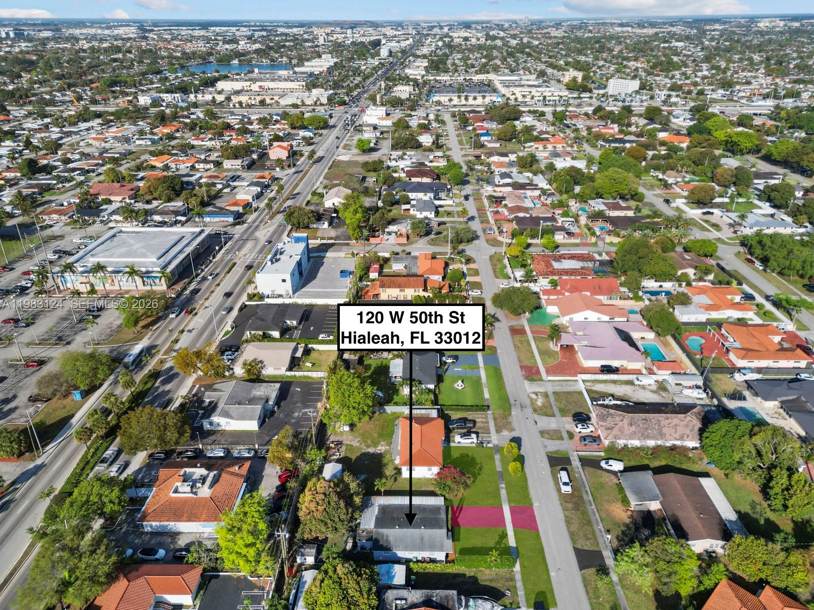 120 West 50th Street Hialeah, FL 33012 - Photo 6 of 37 an aerial view of city