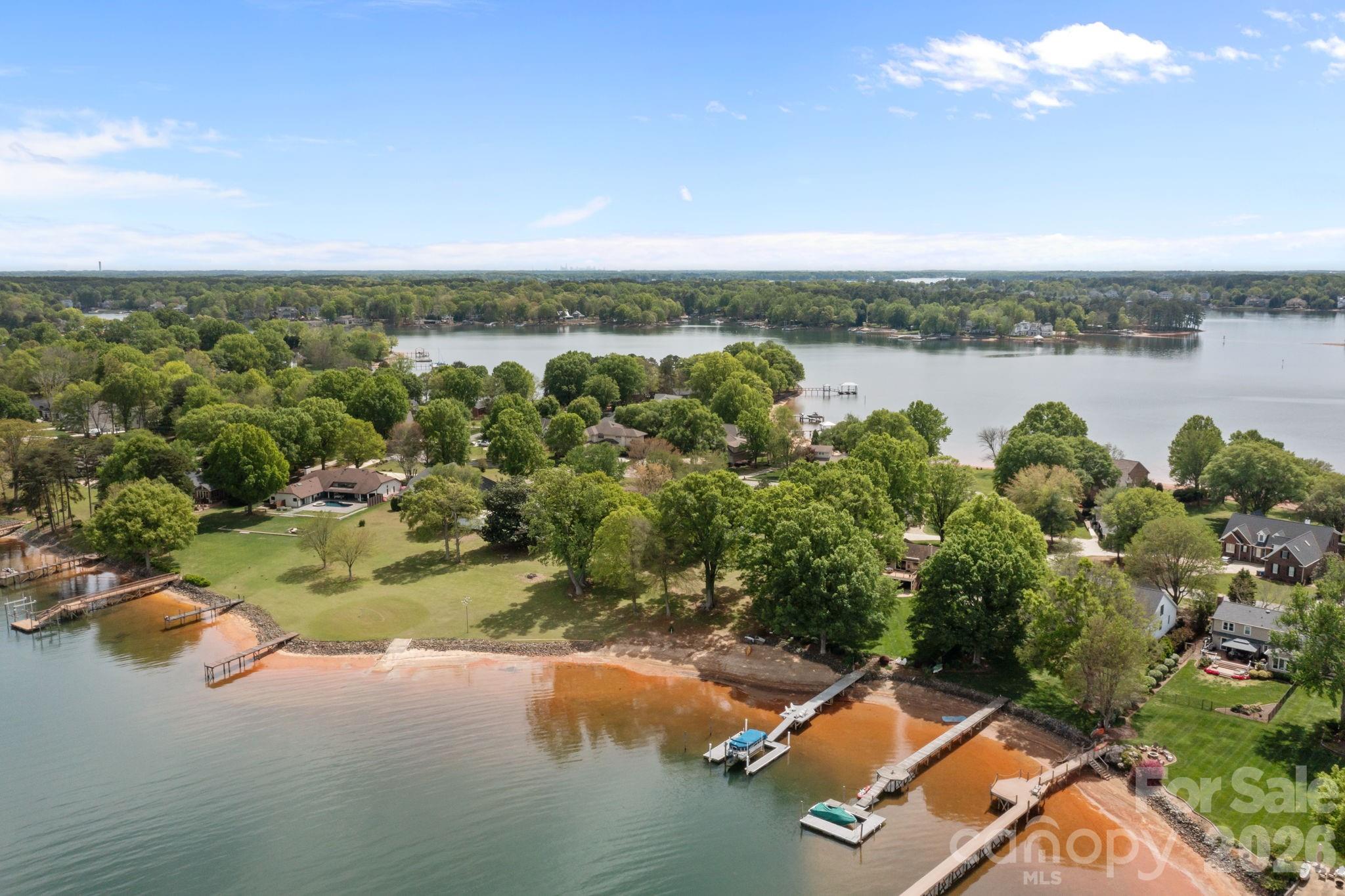 21422 Bethel Church Road Cornelius, NC 28031 - Photo 8 of 19 an aerial view of a house with lake view