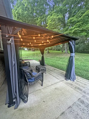 a view of outdoor space and yard