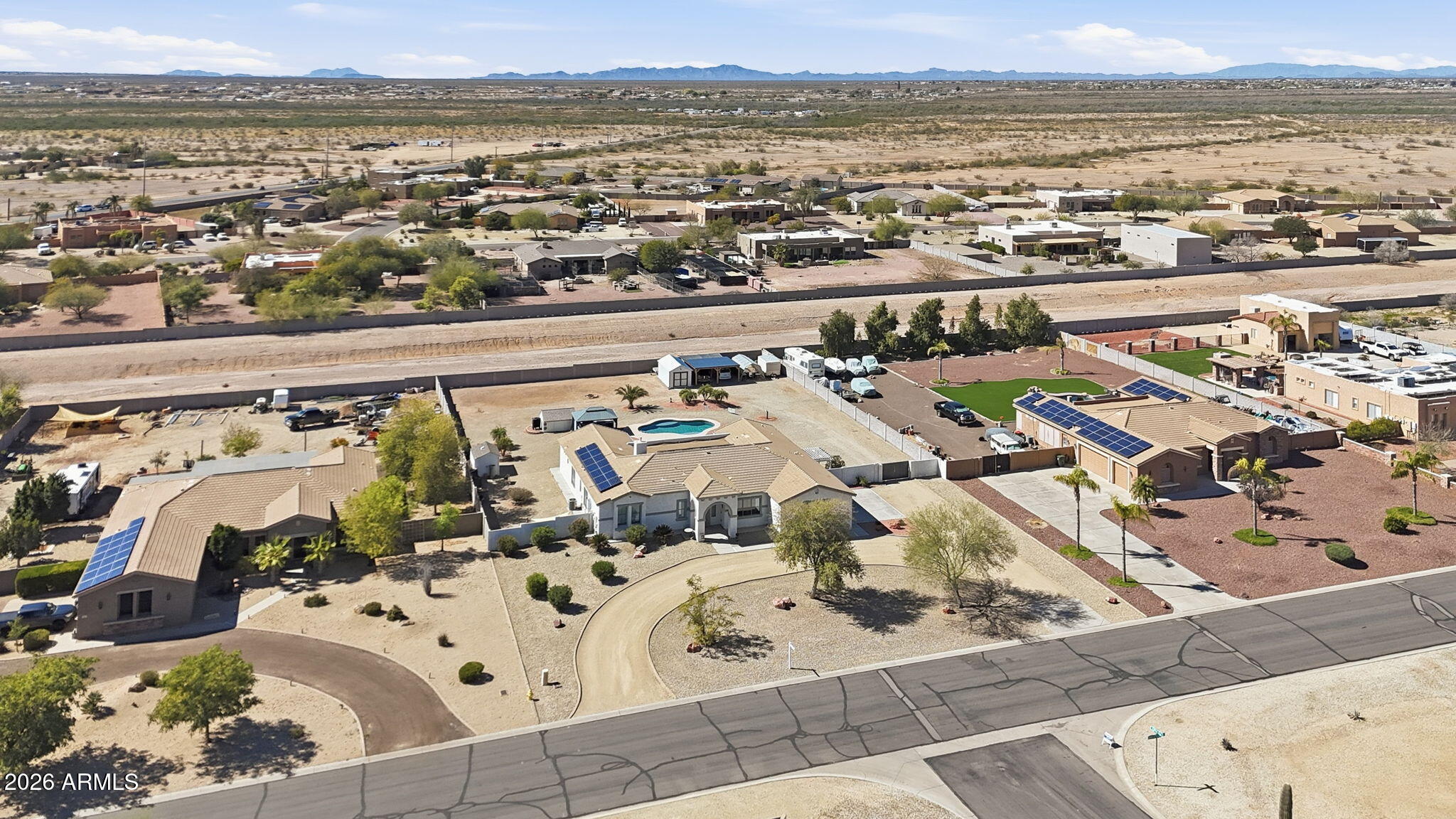 22909 West Sierra Ridge Way Wittmann, AZ 85361 - Photo 13 of 108 Front Aerial