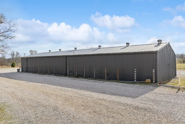 a backyard of a house