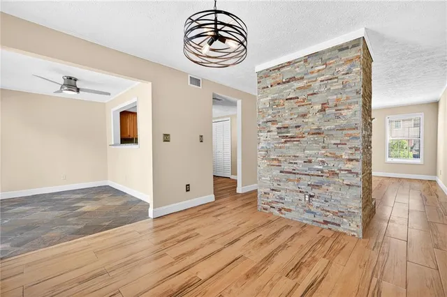 wooden floor in an empty room