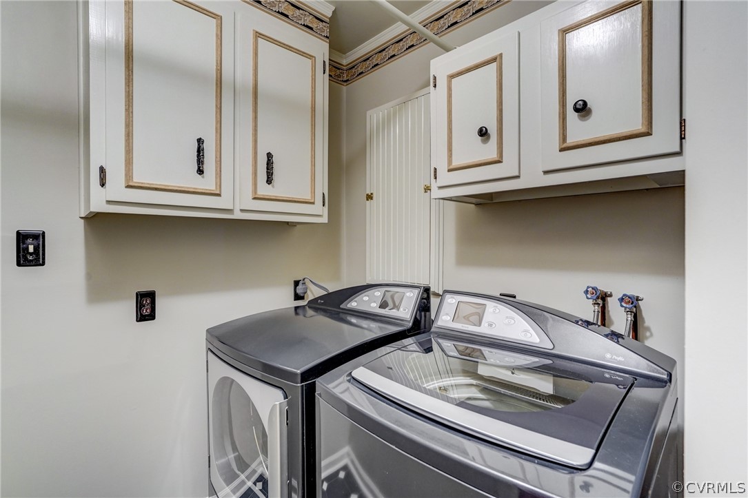 104 Tudor Road Colonial Heights, VA 23834 - Photo 31 of 50 a kitchen with white cabinets and a sink