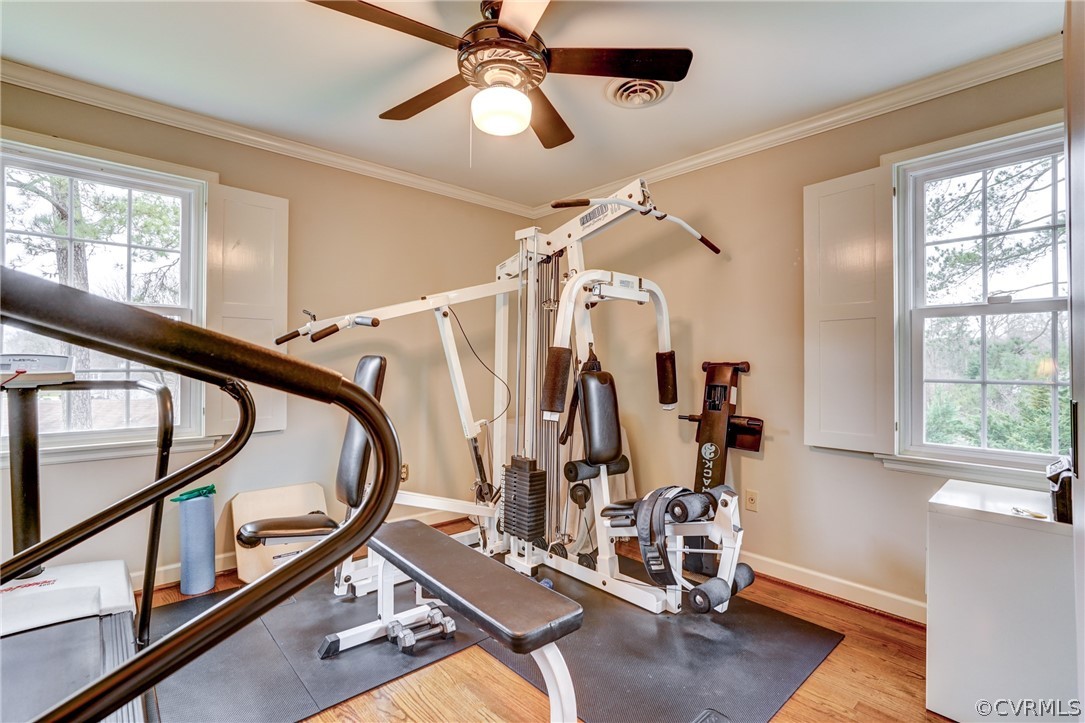 104 Tudor Road Colonial Heights, VA 23834 - Photo 46 of 50 a view of a room with gym equipment