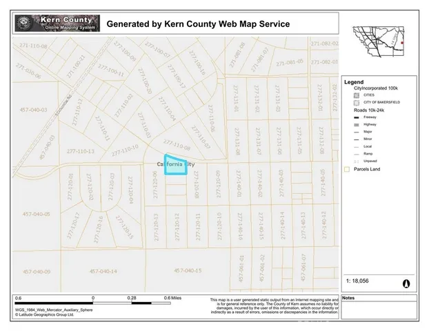 $11,400 | 0 Point Avenue, California City, CA 93505