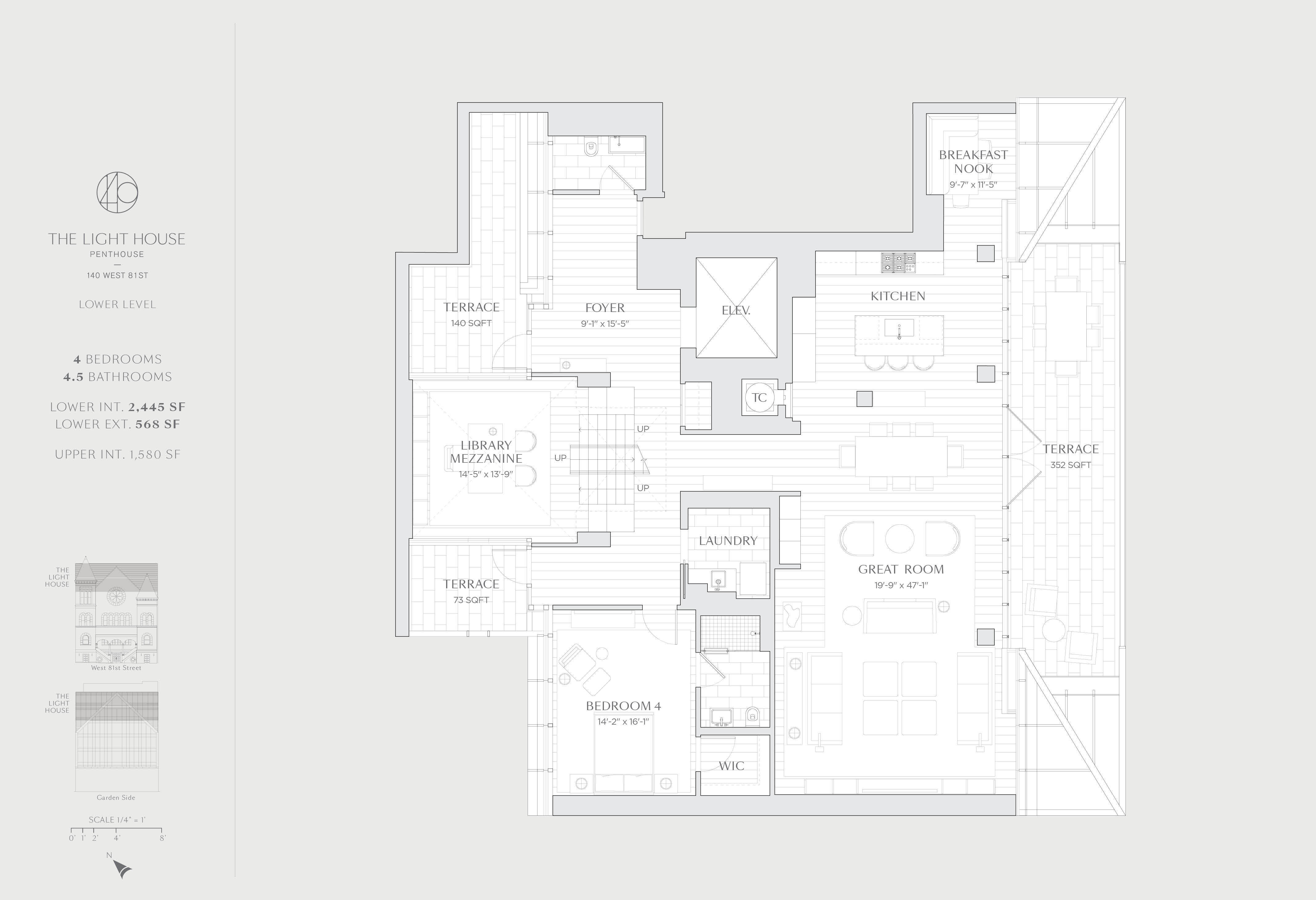 140 West 81st Street, Unit PH Manhattan, NY 10024 - Photo 9 of 10 unknown