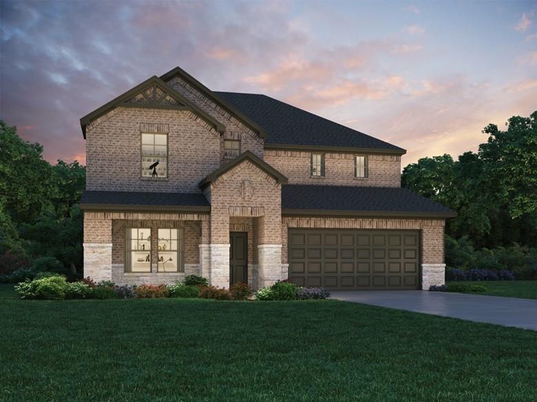 2344 Bellatrix Drive Haslet, TX 76052 - Photo 1 of 1 a front view of a house with a garden