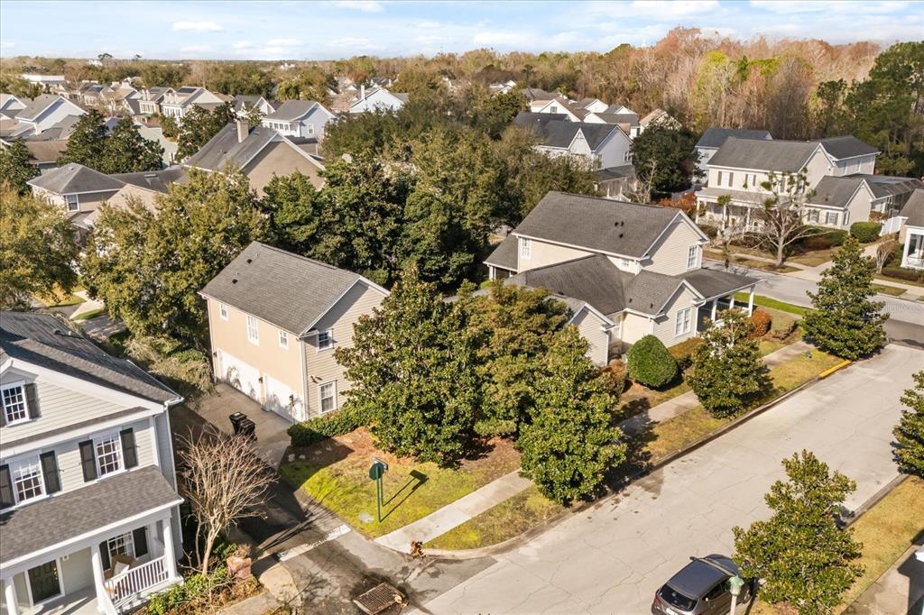 815 Spring Park Loop Celebration, FL 34747 - Photo 51 of 51 an aerial view of a house with a yard and mountain view in back