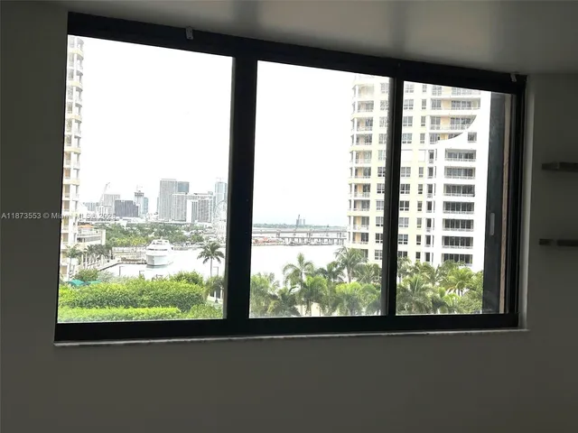 a view of sky from window