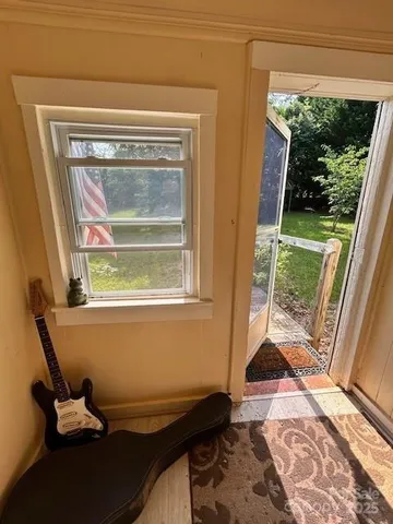 a view of a window in the house
