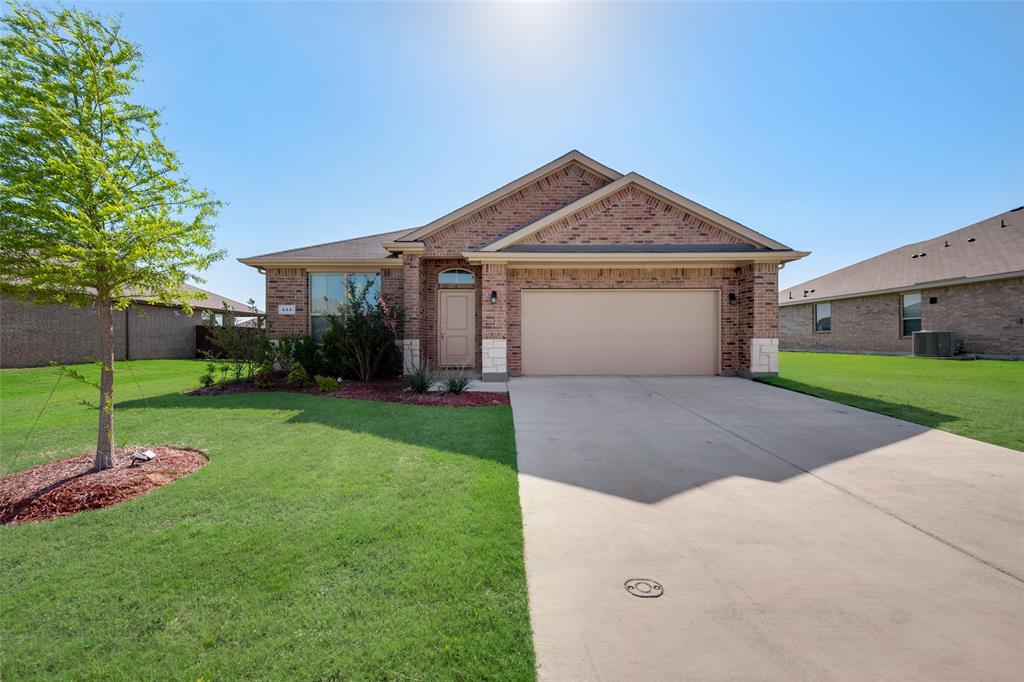 444 Windsail Lane Azle, TX 76020 - Photo 1 of 1 a front view of house with garden