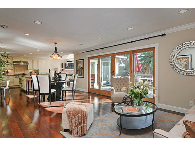 16100 Viewfield Road Monte Sereno, CA 95030 - Photo 6 of 25 a living room with furniture and a potted plant