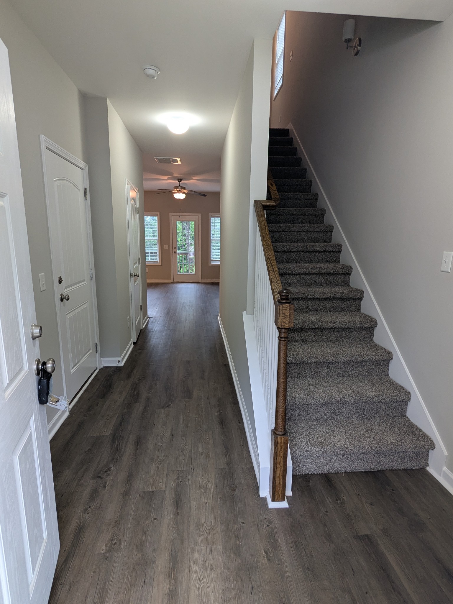 710 Pippin Drive Antioch, TN 37013 - Photo 3 of 16 a view of a hallway with wooden floor and entryway