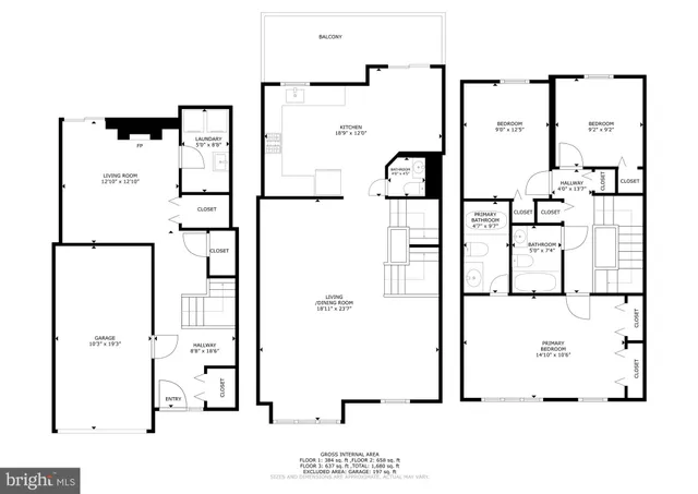 $2,800 | 7327 Eden Brook Drive, Unit E30, Columbia, MD 21046