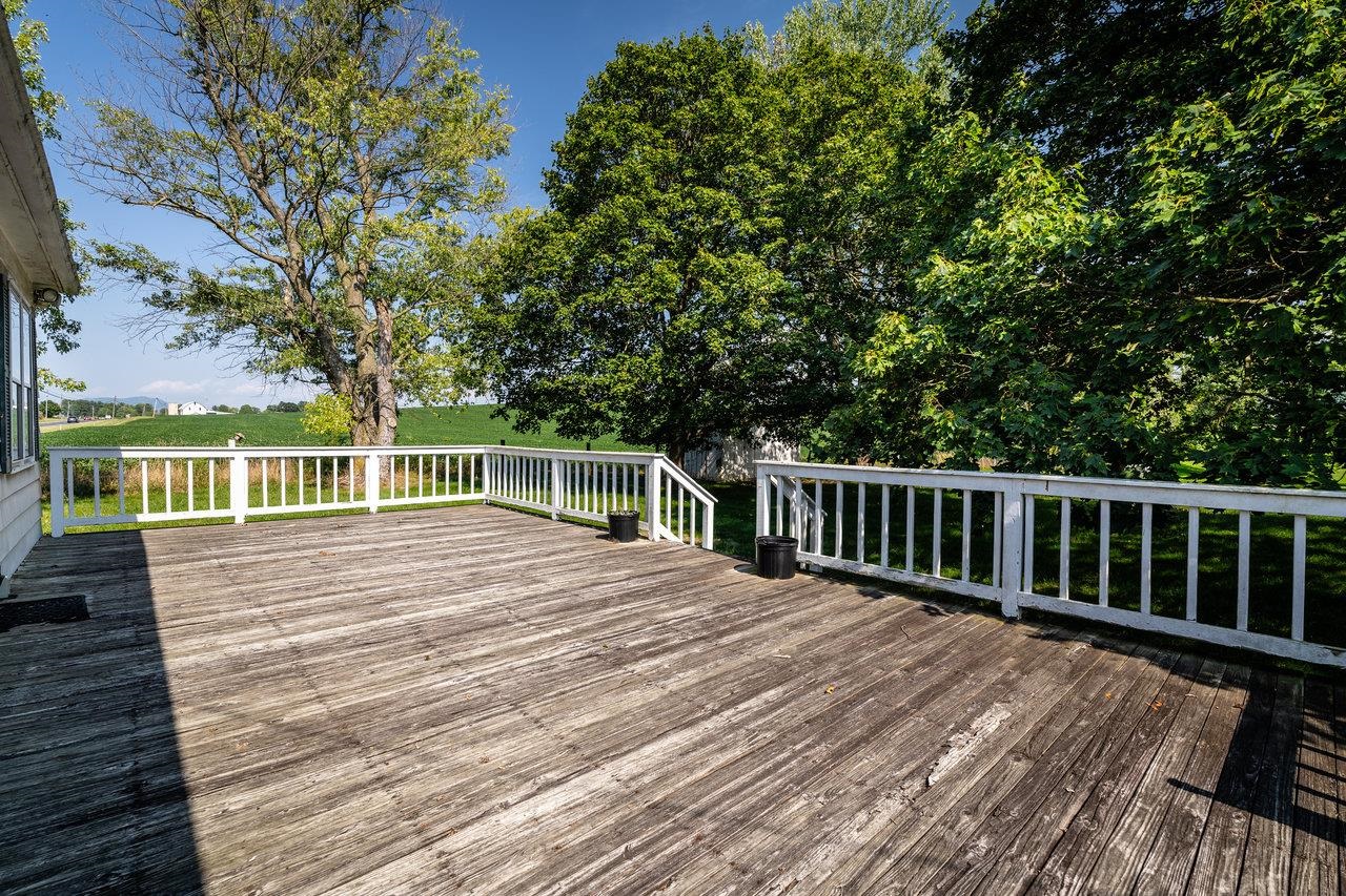 7049 Cross Keys Road Mount Crawford, VA 22841 - Photo 42 of 49 a view of balcony with wooden floor and fence
