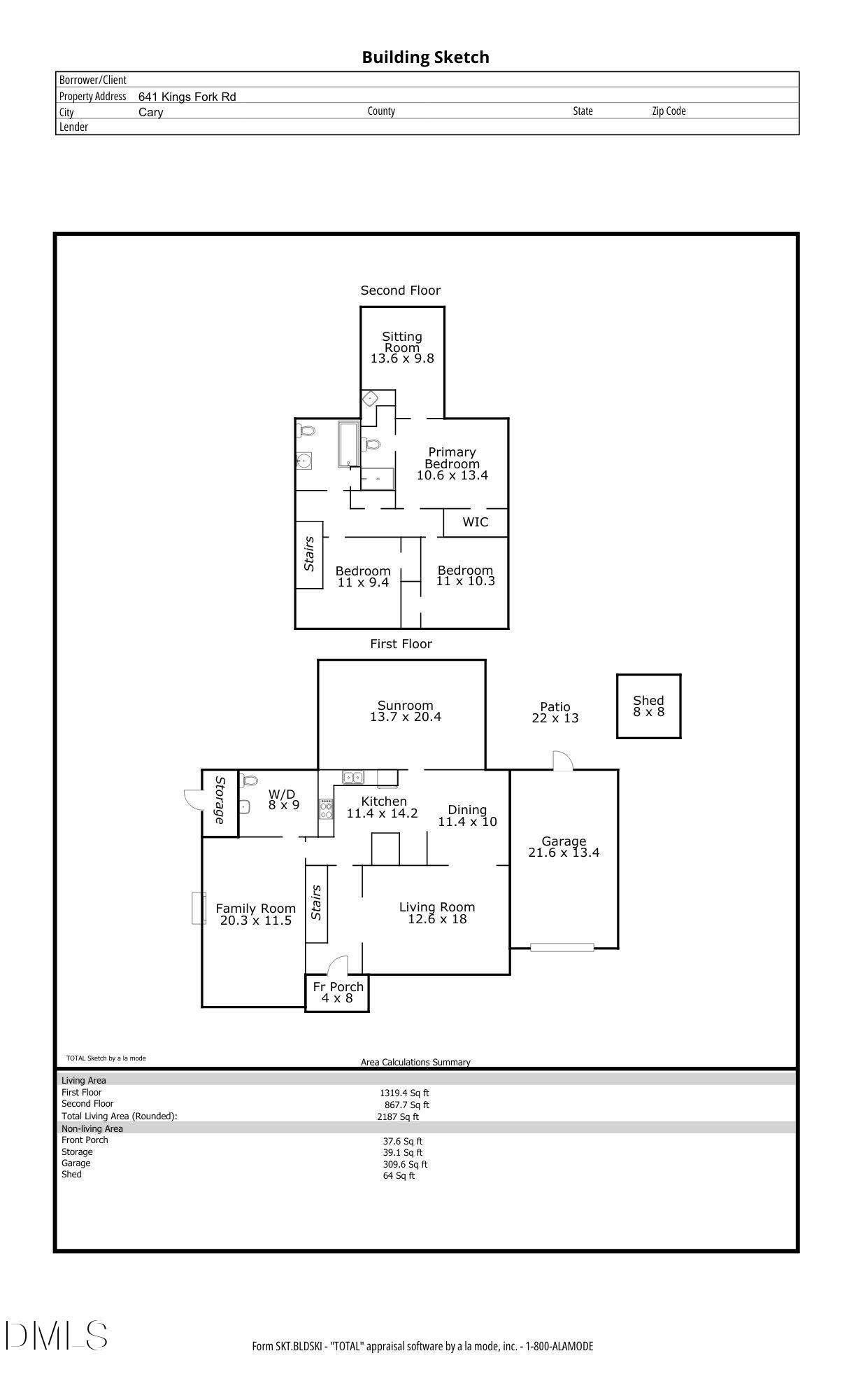 641 Kings Fork Road Cary, NC 27511 - Photo 21 of 21 Floor Plans - 641 Kings Fork Road