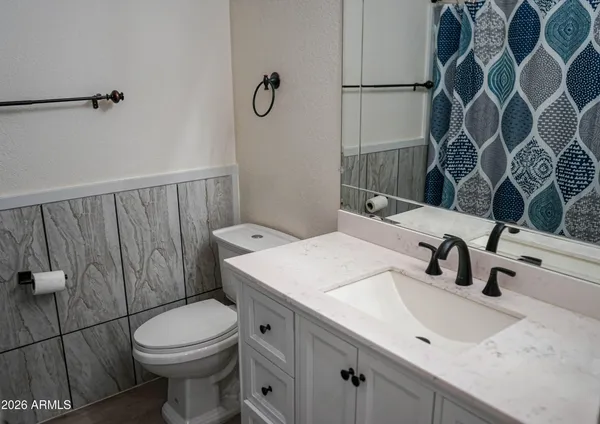 a bathroom with a sink and a toilet