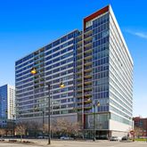 a front view of a building